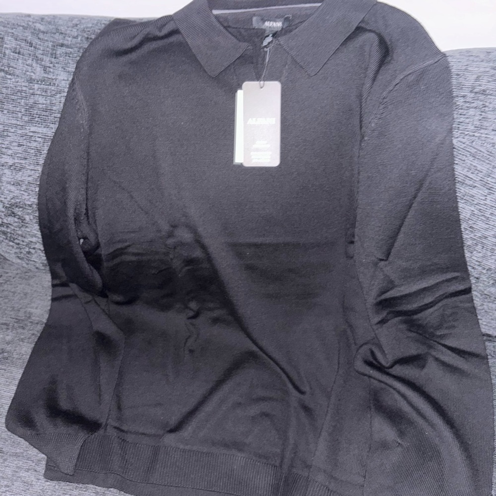 Akris Classic Black Polo Sweater